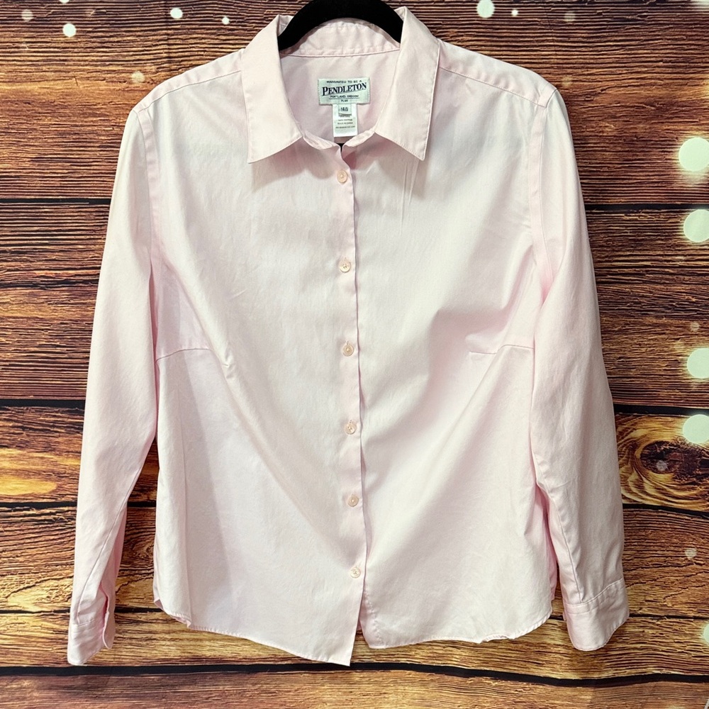 Pendleton Light Pink Collared Shirt - image 1